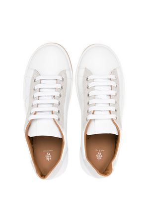 white leather sneakers ELEVENTY KIDS | EU0P76Z2169100BG